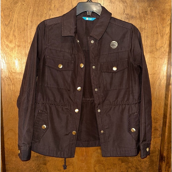 Jackets & Coats | Att Brown Jacket With Gold Buttons | Poshmark
